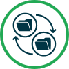 Data exchange icon