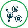 Supply chain visibility icon