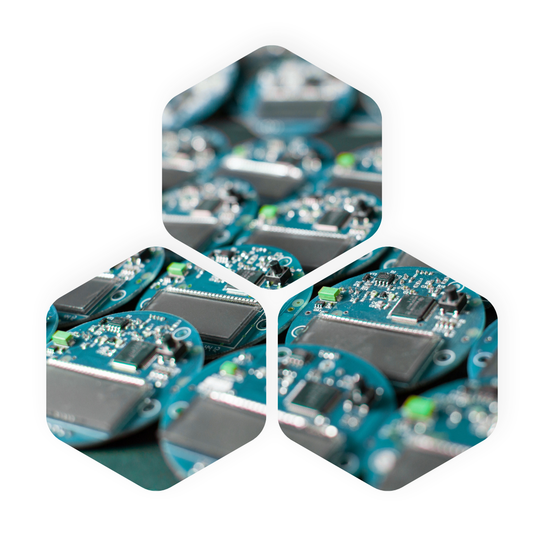 electronics hexagons