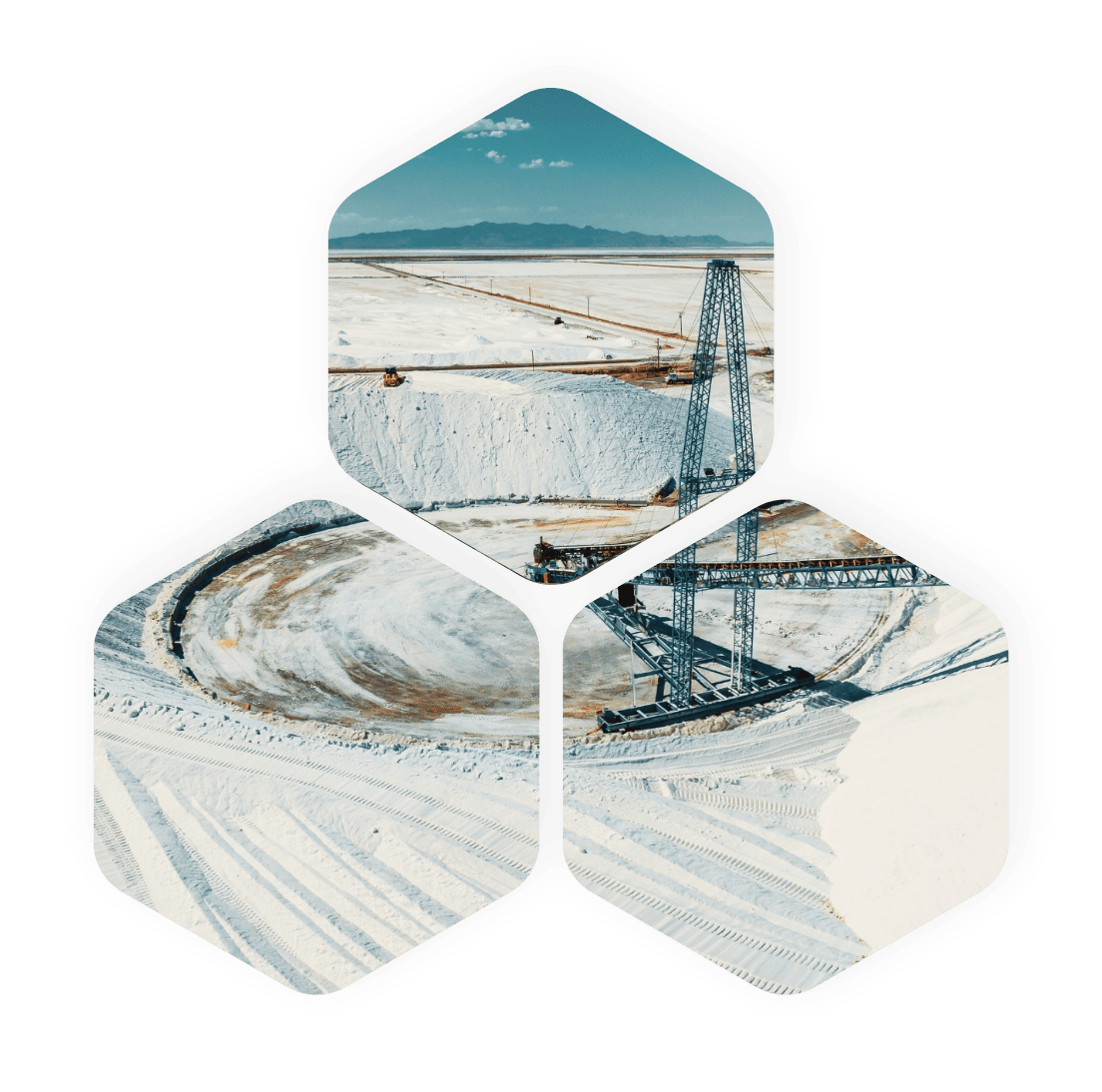 site hexagons lithium